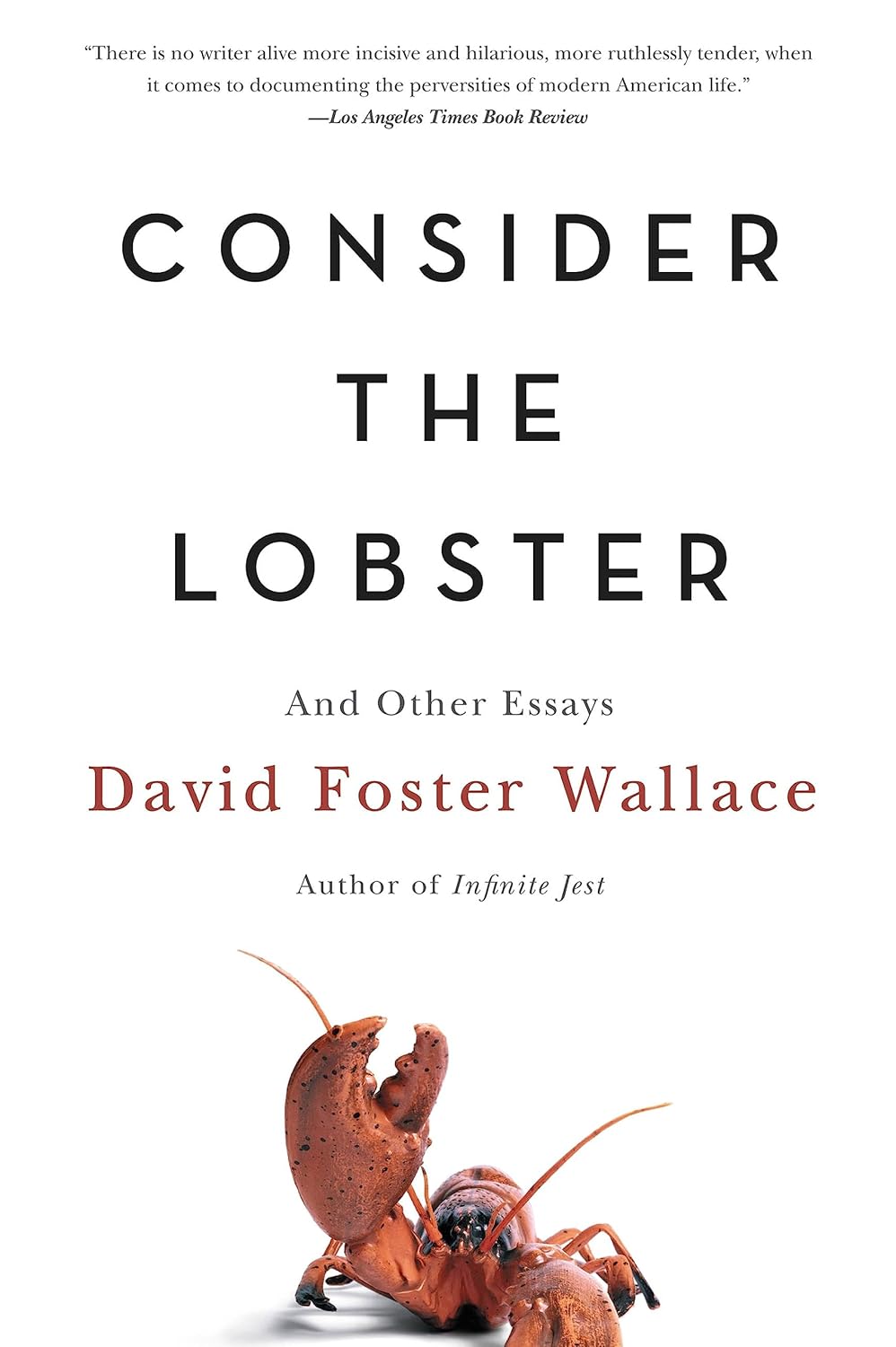 Cover art for Consider the Lobster